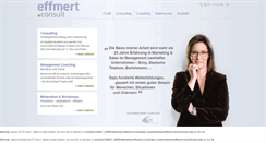 Desktop Screenshot of effmertconsult.de